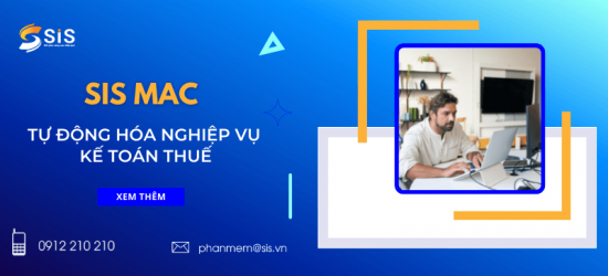Tự động hóa các nghiệp vụ kế toán thuế phải thực hiện trong doanh nghiệp trên phần mềm kế toán SIS MAC