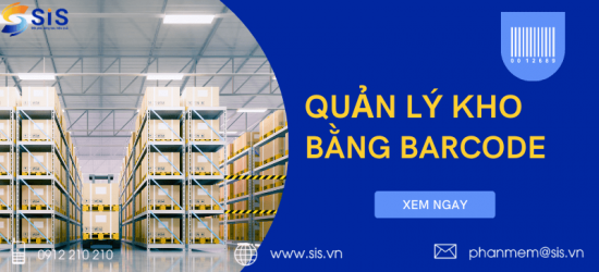 Giải pháp phần mềm quản lý kho bằng Barcode