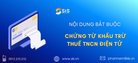 Nội dung bắt buộc có trên chứng từ khấu trừ thuế TNCN điện tử