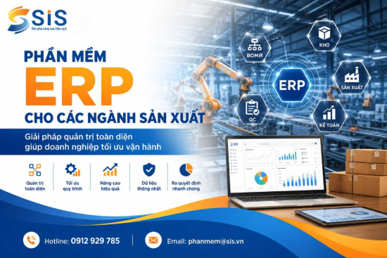ERP cho các ngành sản xuất – Giải pháp quản trị toàn diện giúp doanh nghiệp tối ưu vận hành