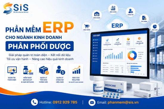 ERP cho ngành kinh doanh phân phối dược - Quản lý chuỗi phân phối dược phẩm chính xác - Tuân thủ - Hiệu quả