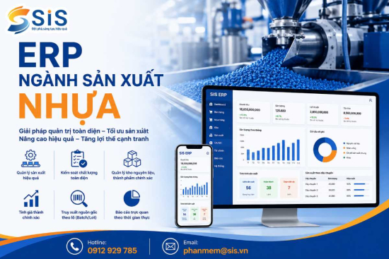 ERP ngành Sản xuất nhựa – Giải pháp quản trị toàn diện cho doanh nghiệp sản xuất hiện đại