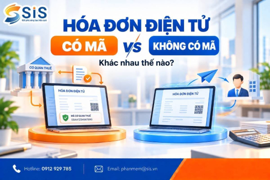 Hóa đơn điện tử có mã vs không có mã: Khác nhau thế nào?