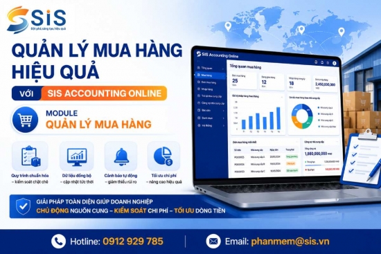 Quản lý mua hàng hiệu quả với SIS Accounting Online