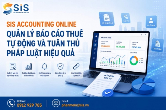 Quản lý thuế hiệu quả với SIS Accounting Online
