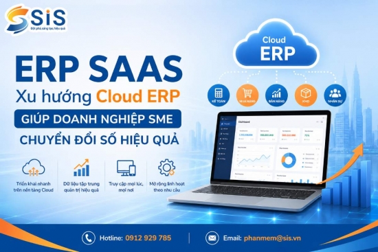 SIS SaaS – Chiến lược ERP linh hoạt cho doanh nghiệp SME