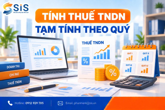 Cách tính thuế TNDN tạm tính theo quý năm 2026