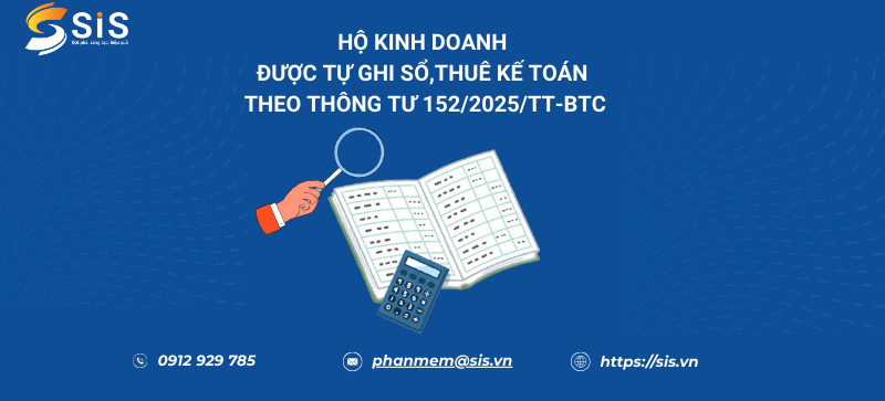 Thông tư 152/2025/TT-BTC: Quy định mới về kế toán hộ kinh doanh