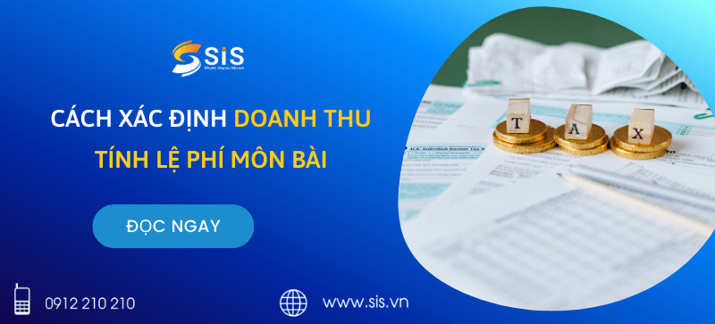 Xác định doanh thu tính lệ phí môn bài