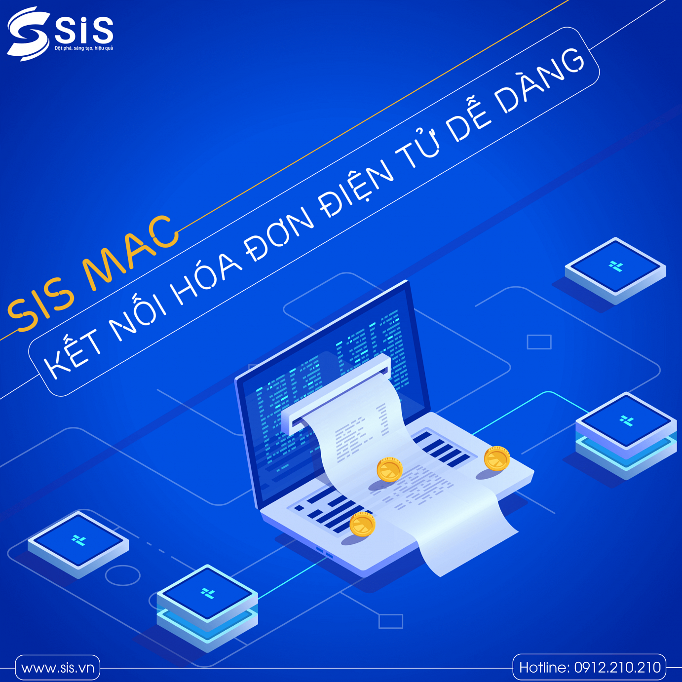 Phần mềm Kế toán SIS MAC tích hợp 2 chiều hóa đơn điện tử của hầu hết các nhà cung cấp trên thị trường.