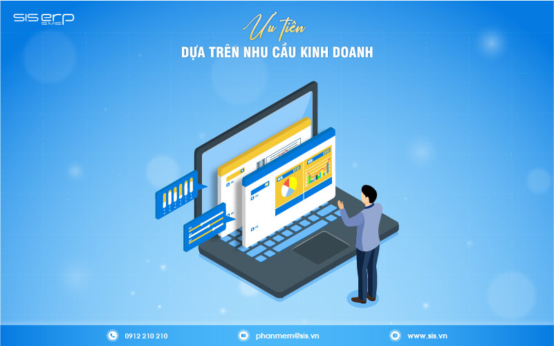 ưu tiên dựa trên nhu cầu kinh doanh